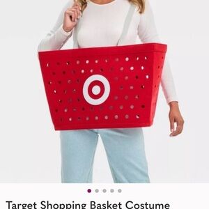 Target Red Shopping Basket Costume